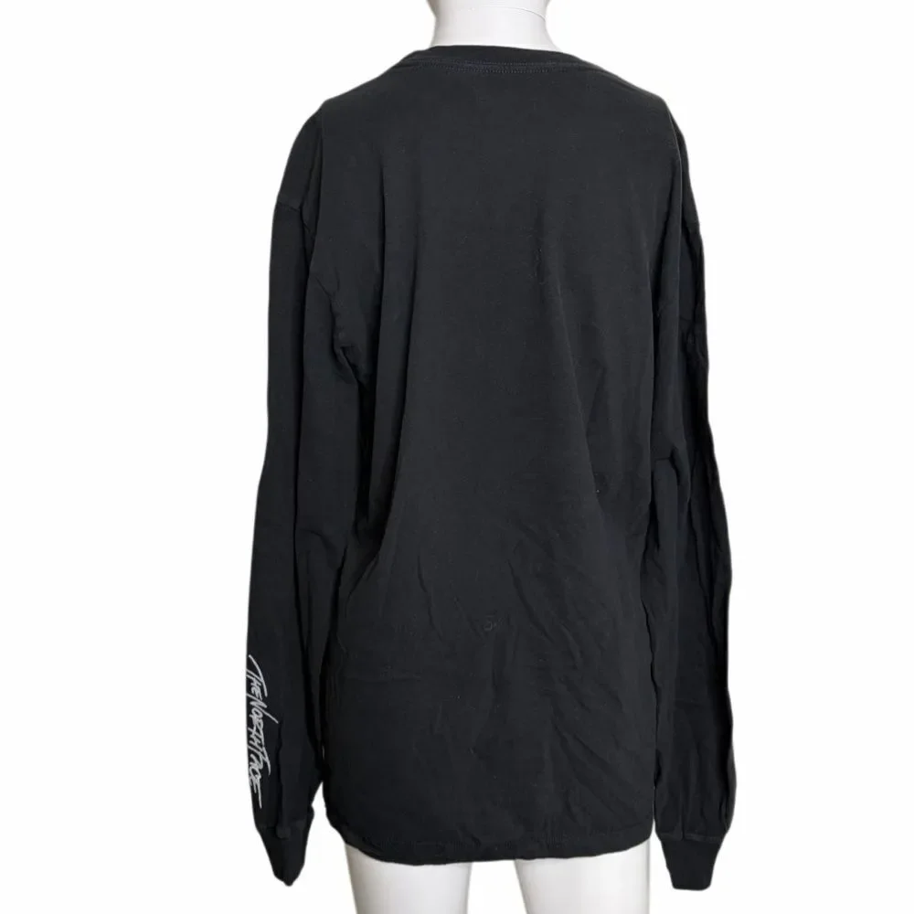 The North Face Black Graphic Long Sleeve Tee
